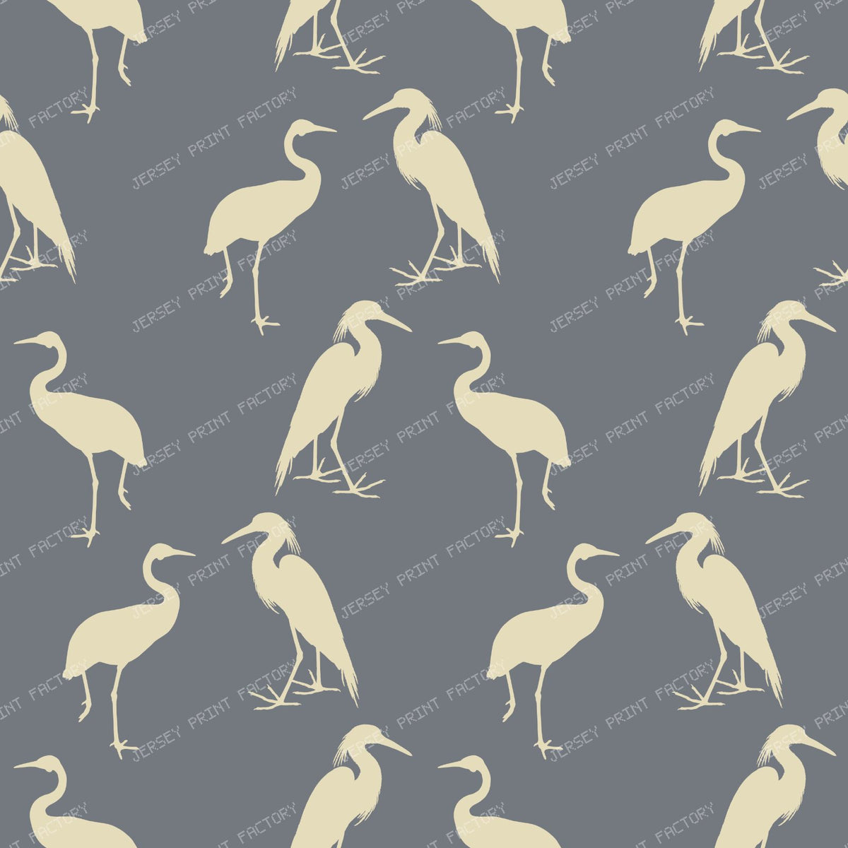Heron Pattern, Bird Pattern, Egret, Crane, Nature, Gray