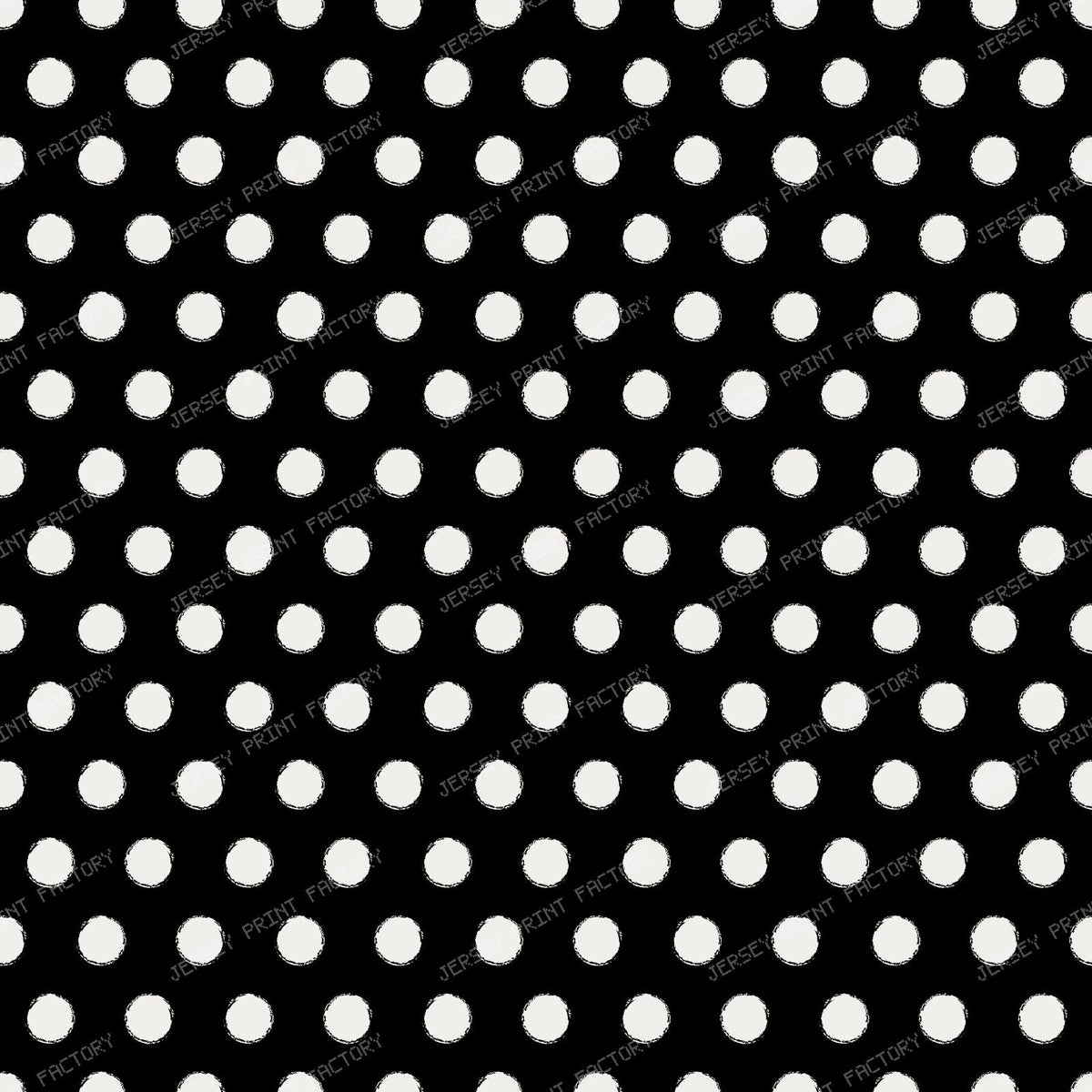 Distressed Polka Dots, Blue Polka Dots, Doodle, Sketch — Black and White 2
