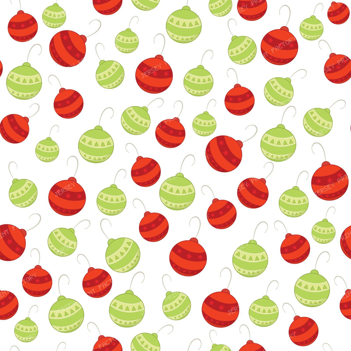 Christmas Ornaments, Baubles, Christmas Balls, Xmas — Red and Green 1