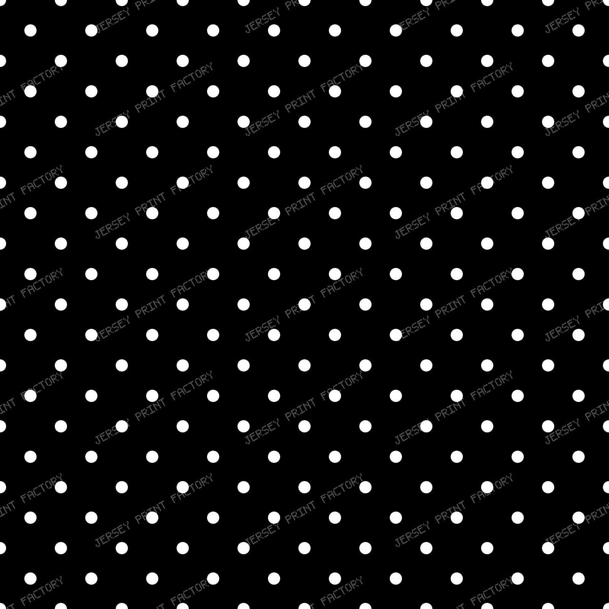 Polka Dots, Polka Dot Pattern, Black and White — Black and White 2
