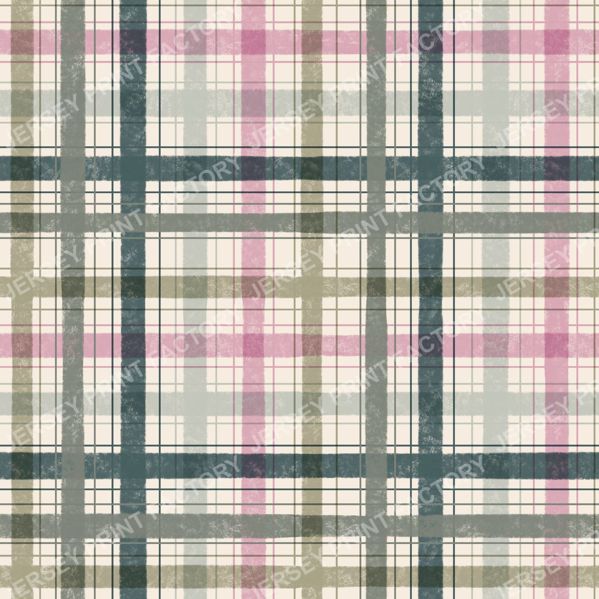 Dusty Pink And Sage Green Plaid