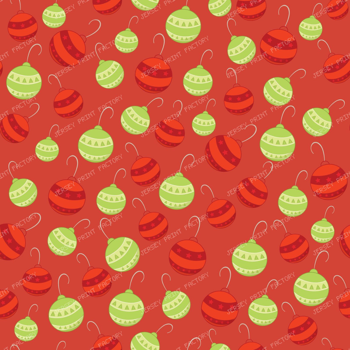 Christmas Ornaments, Baubles, Christmas Balls, Xmas — Red and Green 3