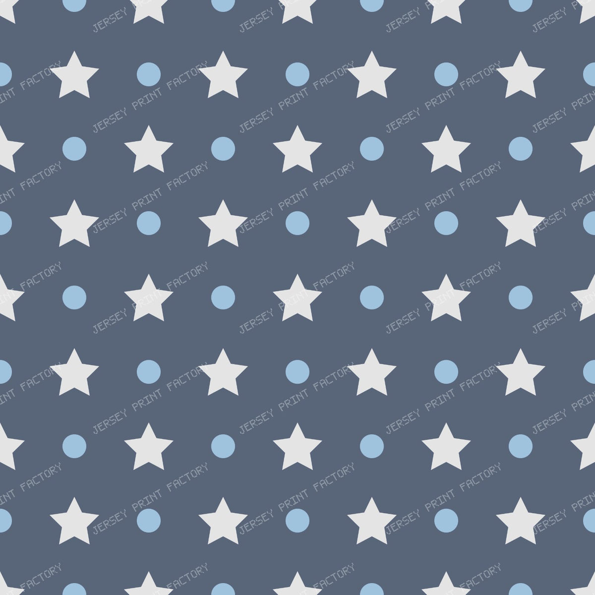 Pattern Of Stars, Pattern Of Dots, Dotted, Black and White — Blue and White