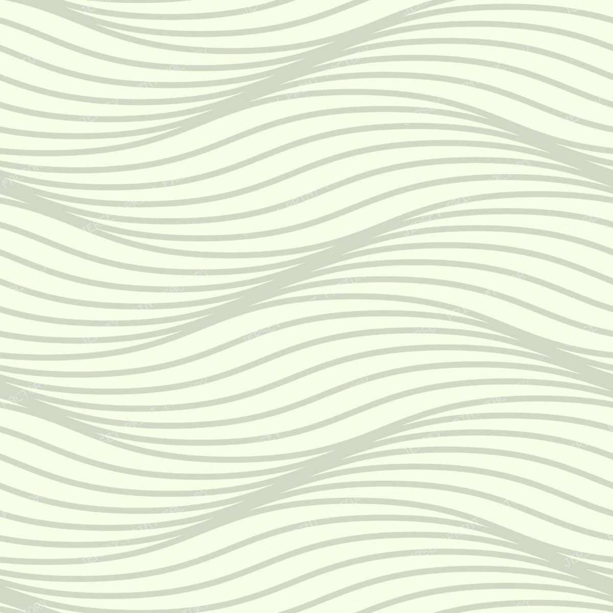 Rippled Flowing Billowy Subtle Wave - Pale Mint Green