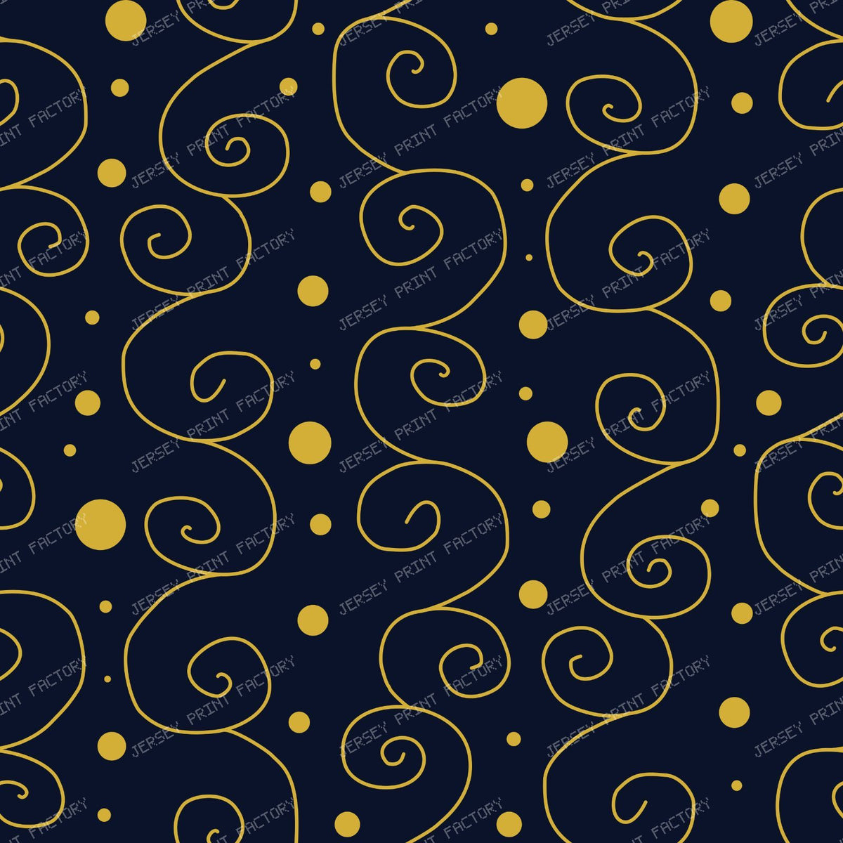 Cosmic Swirl Line Art
