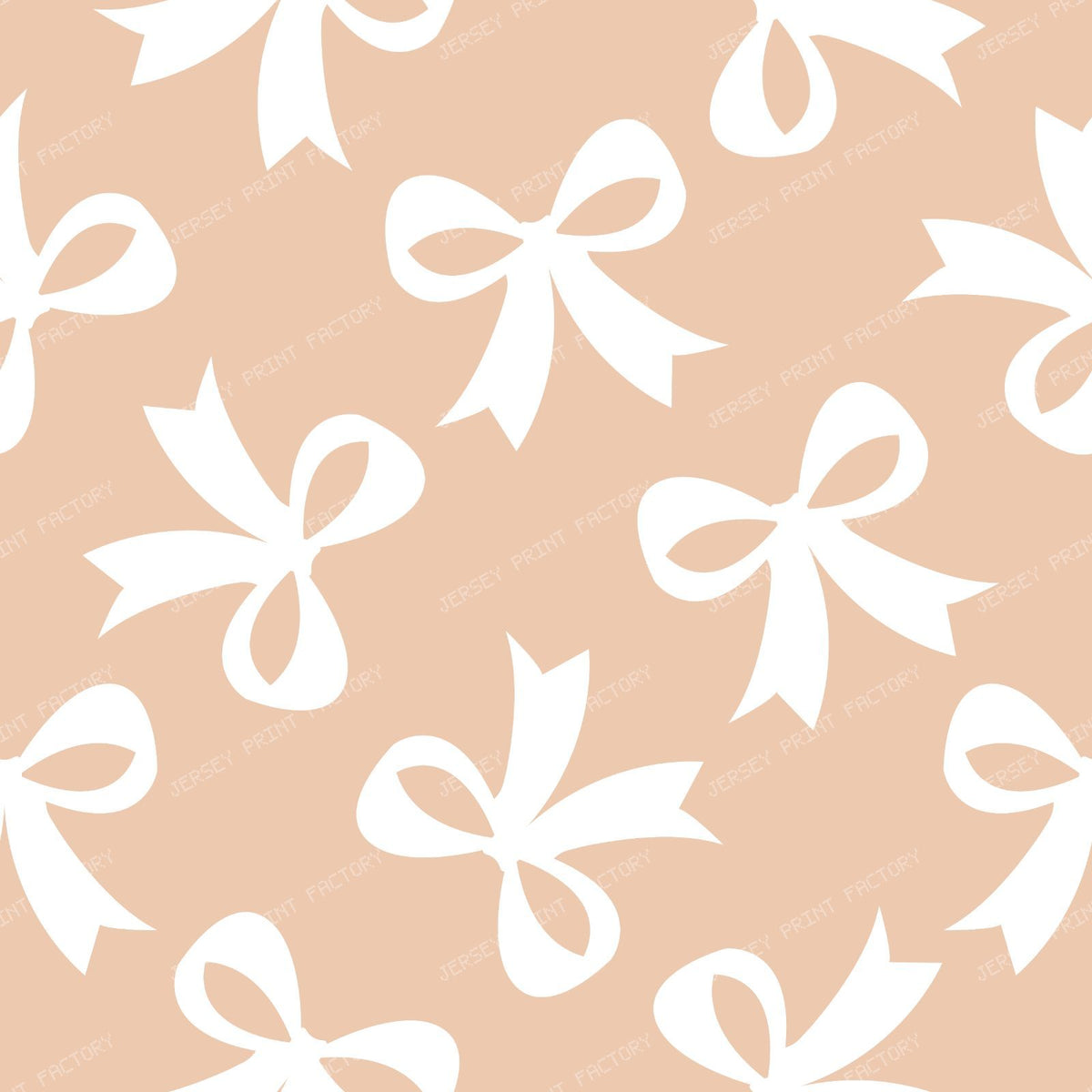 Bow Pattern, Coquette Bow, Ribbon, Cute Bow, White Bow, Black — Beige 3