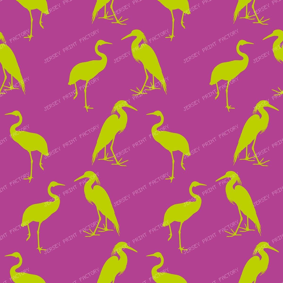 Heron Pattern, Bird Pattern, Egret, Crane, Nature, Pink