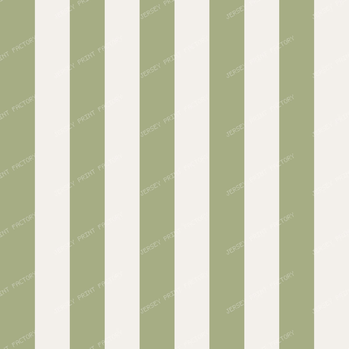 Agne Cabana Stripe Olive Green & White