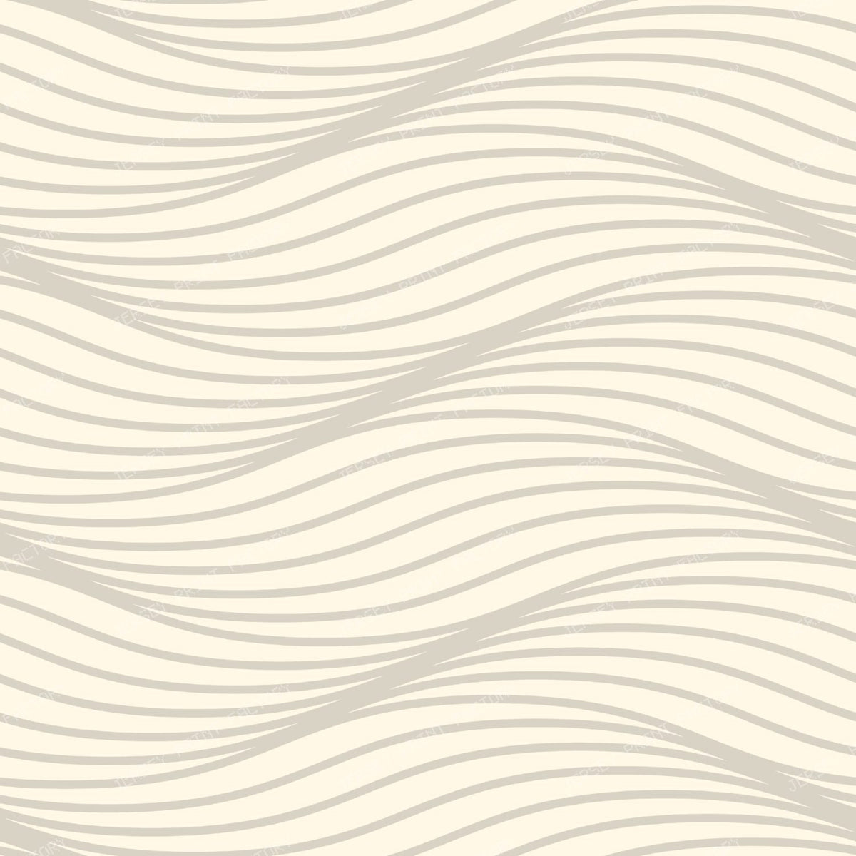 Rippled Flowing Billowy Subtle Wave - Ivory