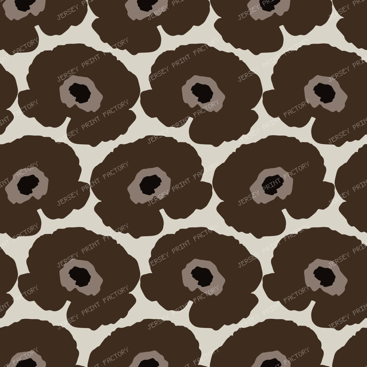 Retro Minimalist Poppy Bark