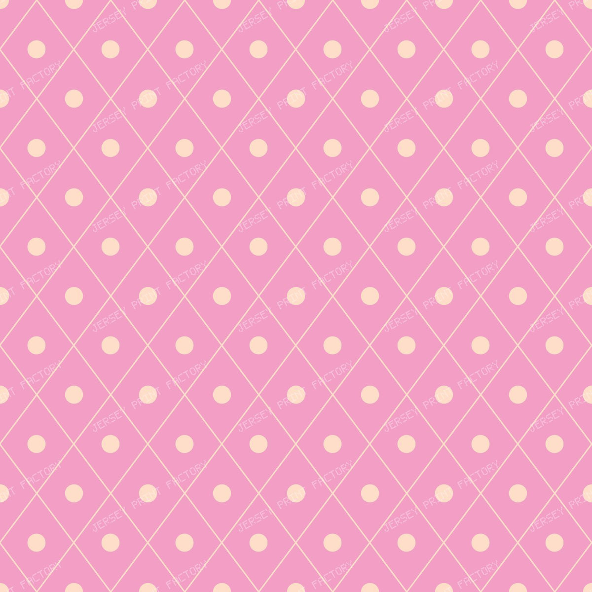Blue Diamond Pattern, Argyle, Polka Dots, Geometric Pattern — Pink 1