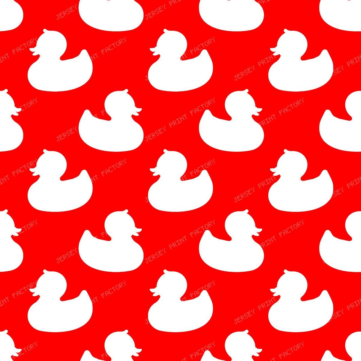Pattern Of Ducks, Cute Ducks, Duck Silhouette, Duckling, Black — Red 2