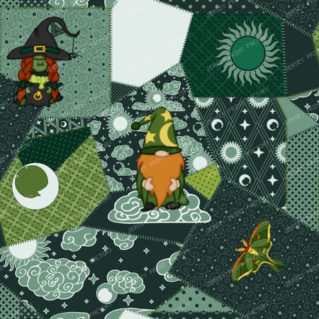 Apothecary Scrapbook Patchwork Small — Cosmic Nebula