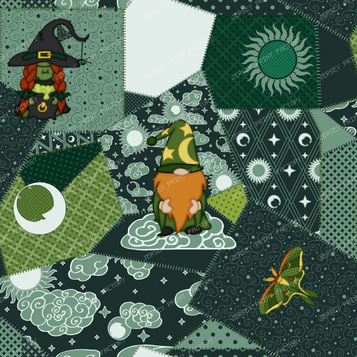 Apothecary Scrapbook Patchwork Small — Cosmic Nebula