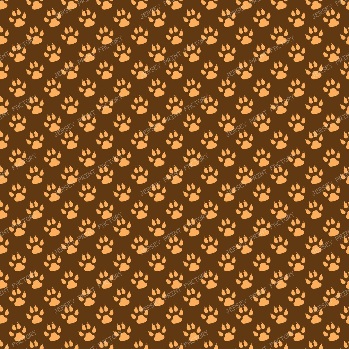 Green Paws, Dog Paws, Pattern Of Paws, Animal Paws — Brown 1