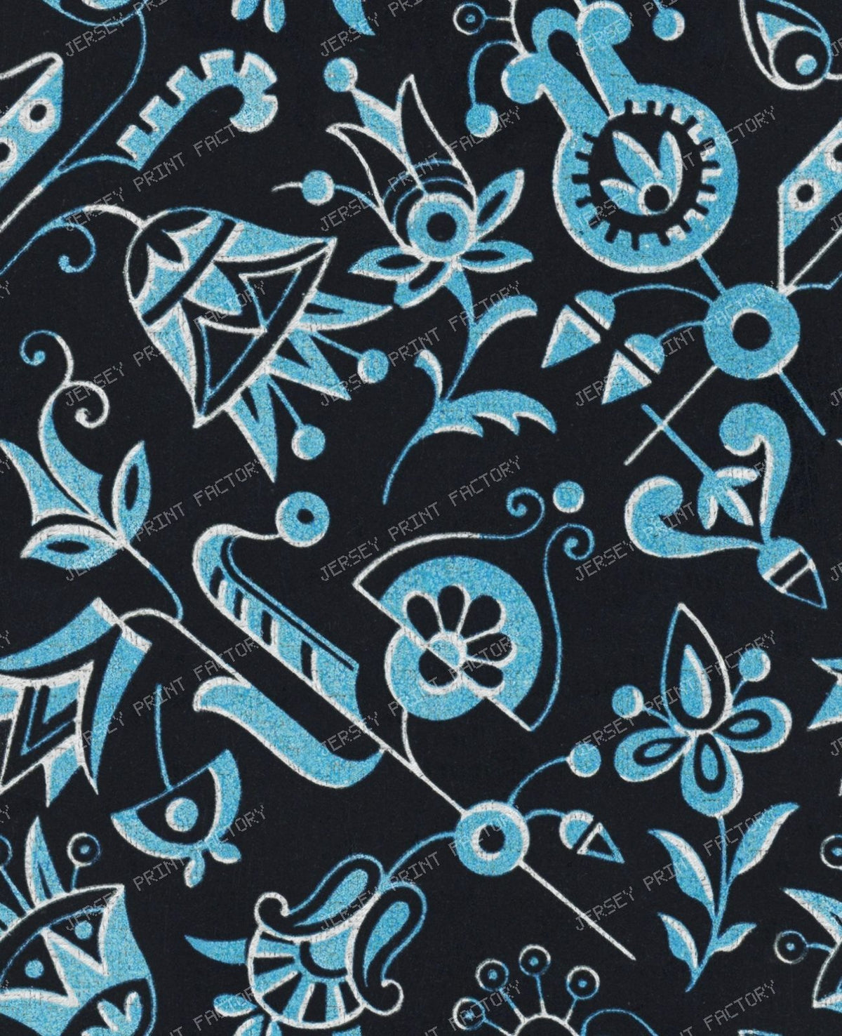 Blue Gadgets on Charcoal