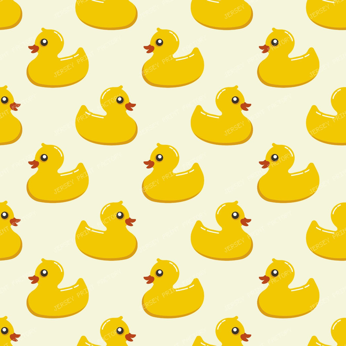 Pattern Of Ducks, Cute Ducks, Rubber Ducks, Yellow Ducks — Yellow
