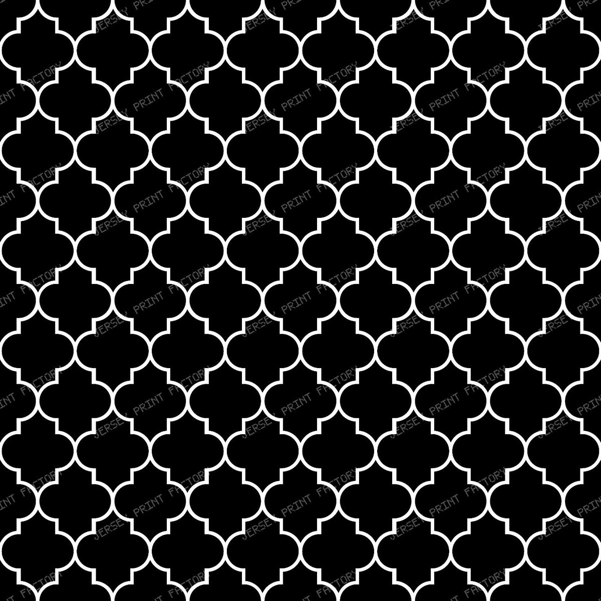 Black And White Latticework, Quatrefoil, Trellis