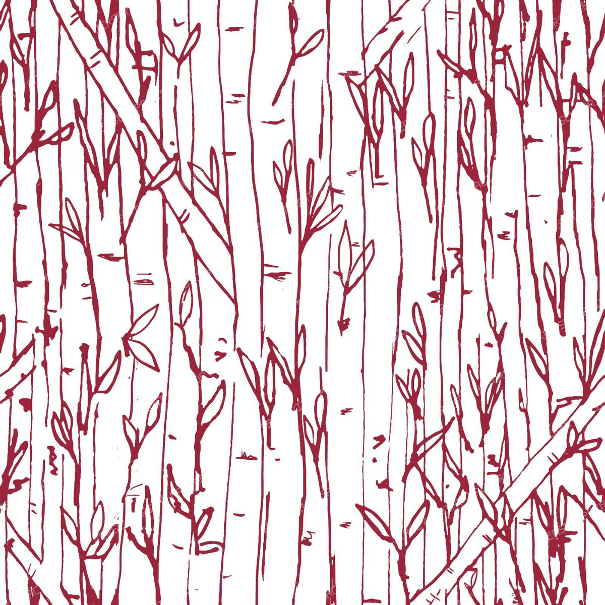 Bamboo Forest in Plum