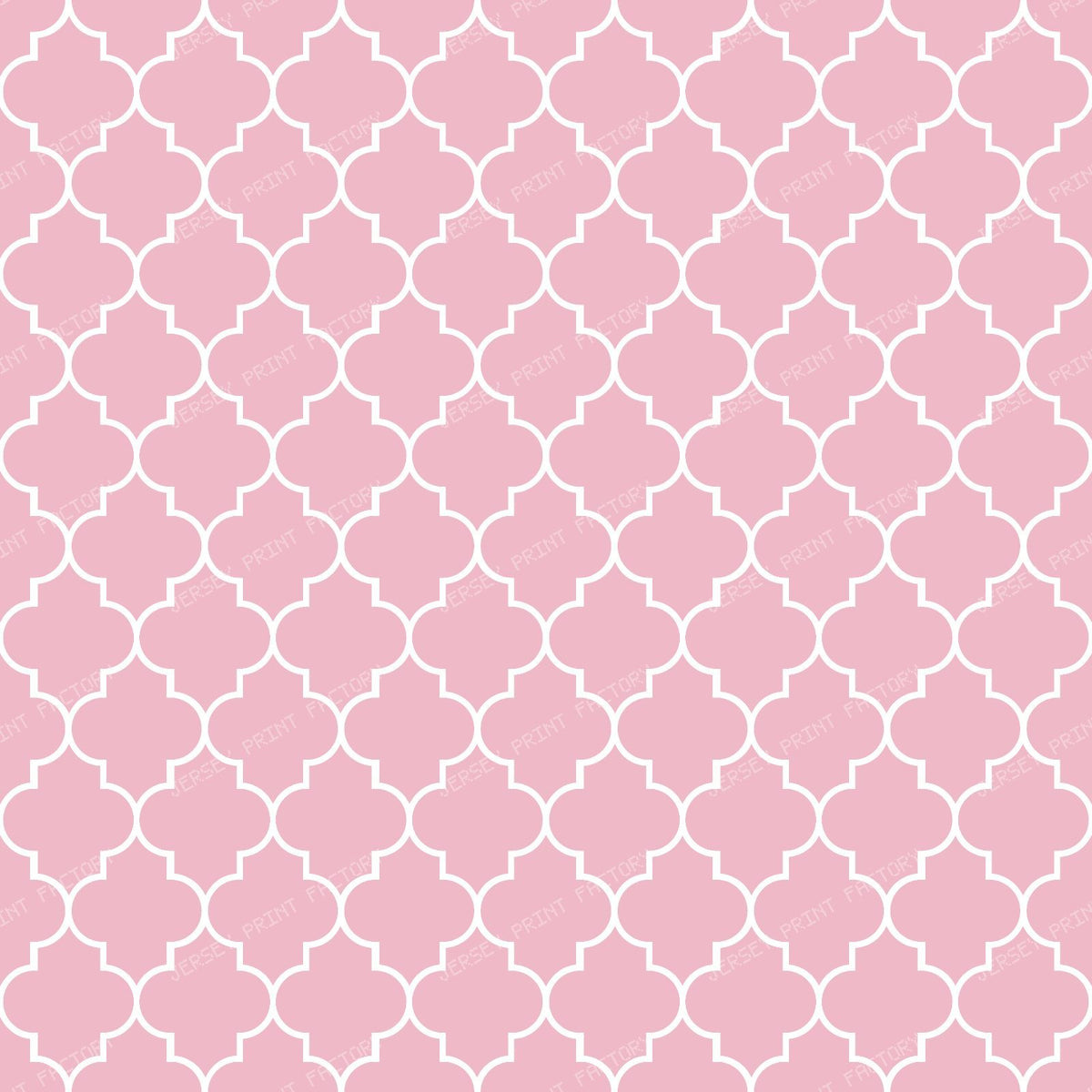 Black And White Latticework, Quatrefoil, Trellis — Pink