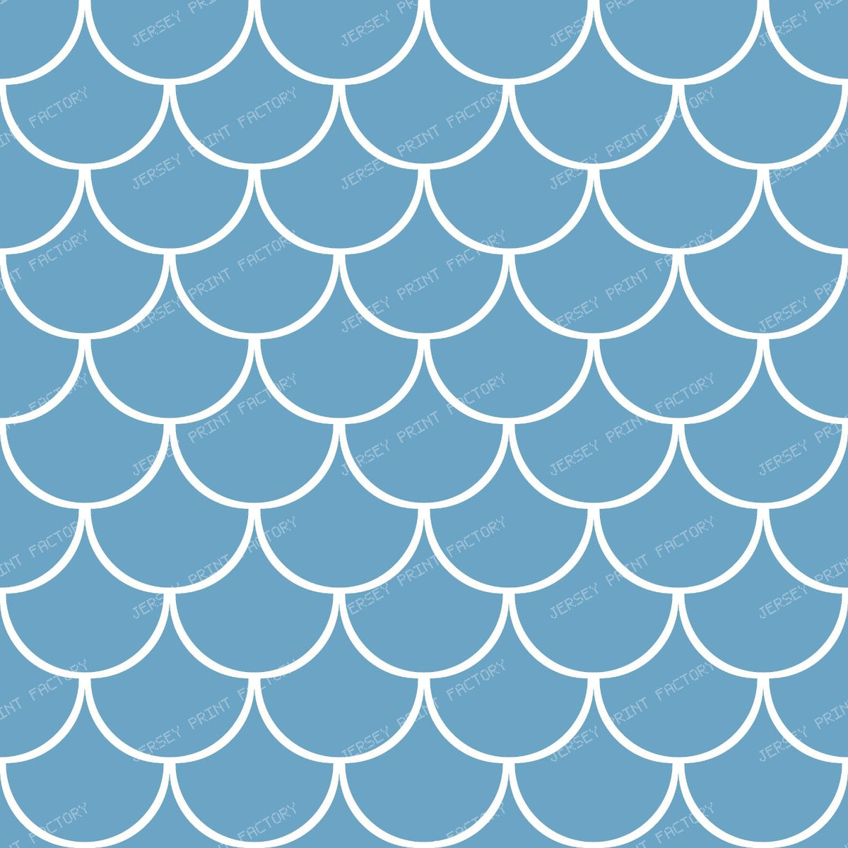 Blue Mermaid Scales, Fish Scales, Dragon Scales, Arch Pattern — Blue 4