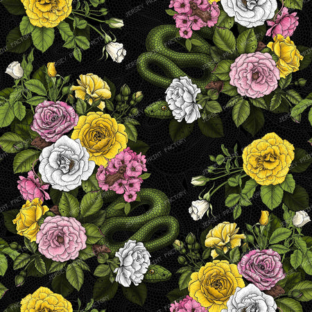 Hidden in the roses — in green, yellow, pink and white
