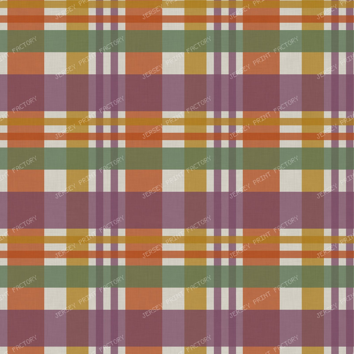 Fall Linen Plaid — Autumn Orchard