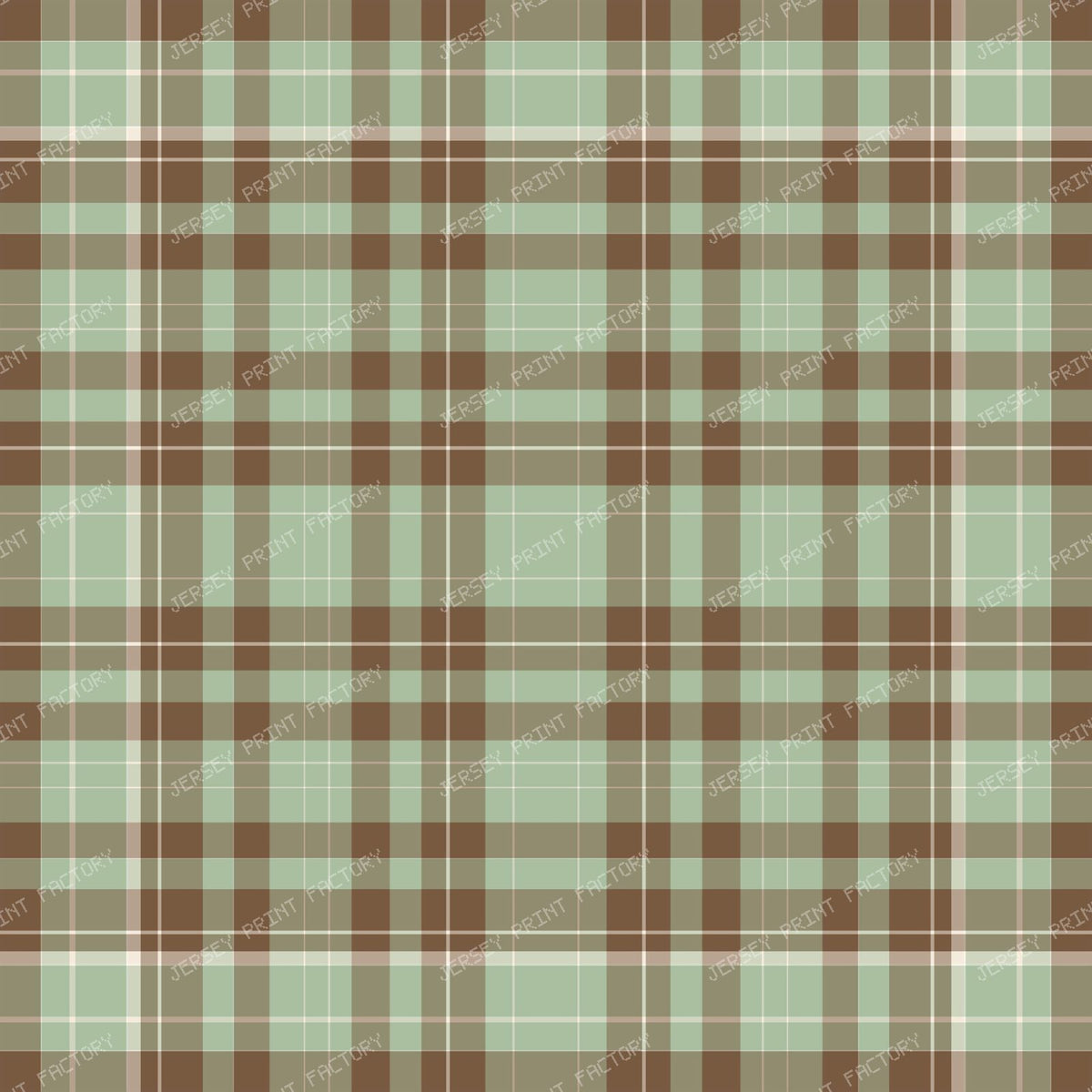 Classic tartan plaid in sage and brown chocolate bringing calm and elegance to this classic print, perfect for add and elegant touch to your home interiors or apparels.