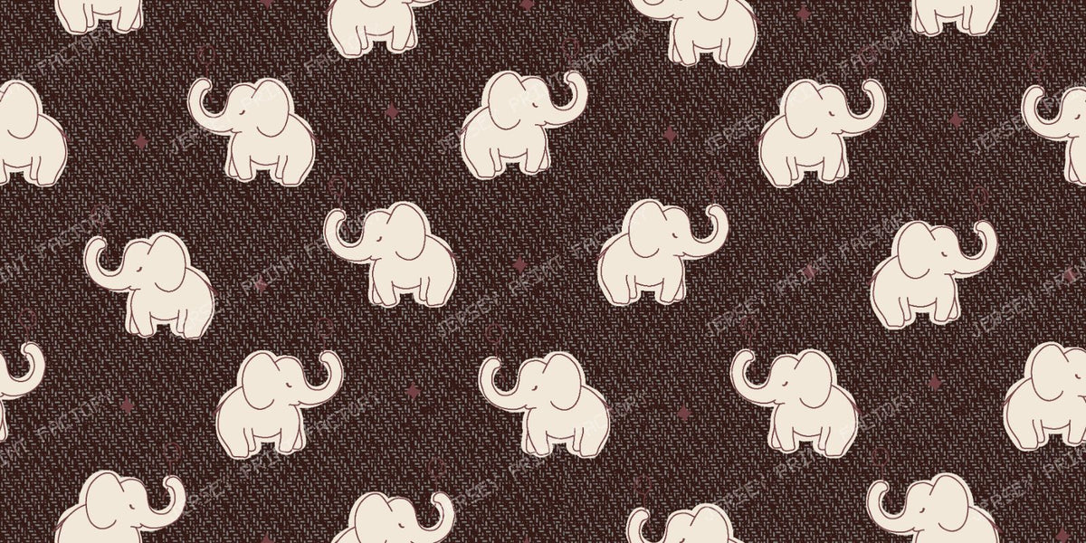 Baby elephant Gender neutral Modern nursery — charcoal and cream