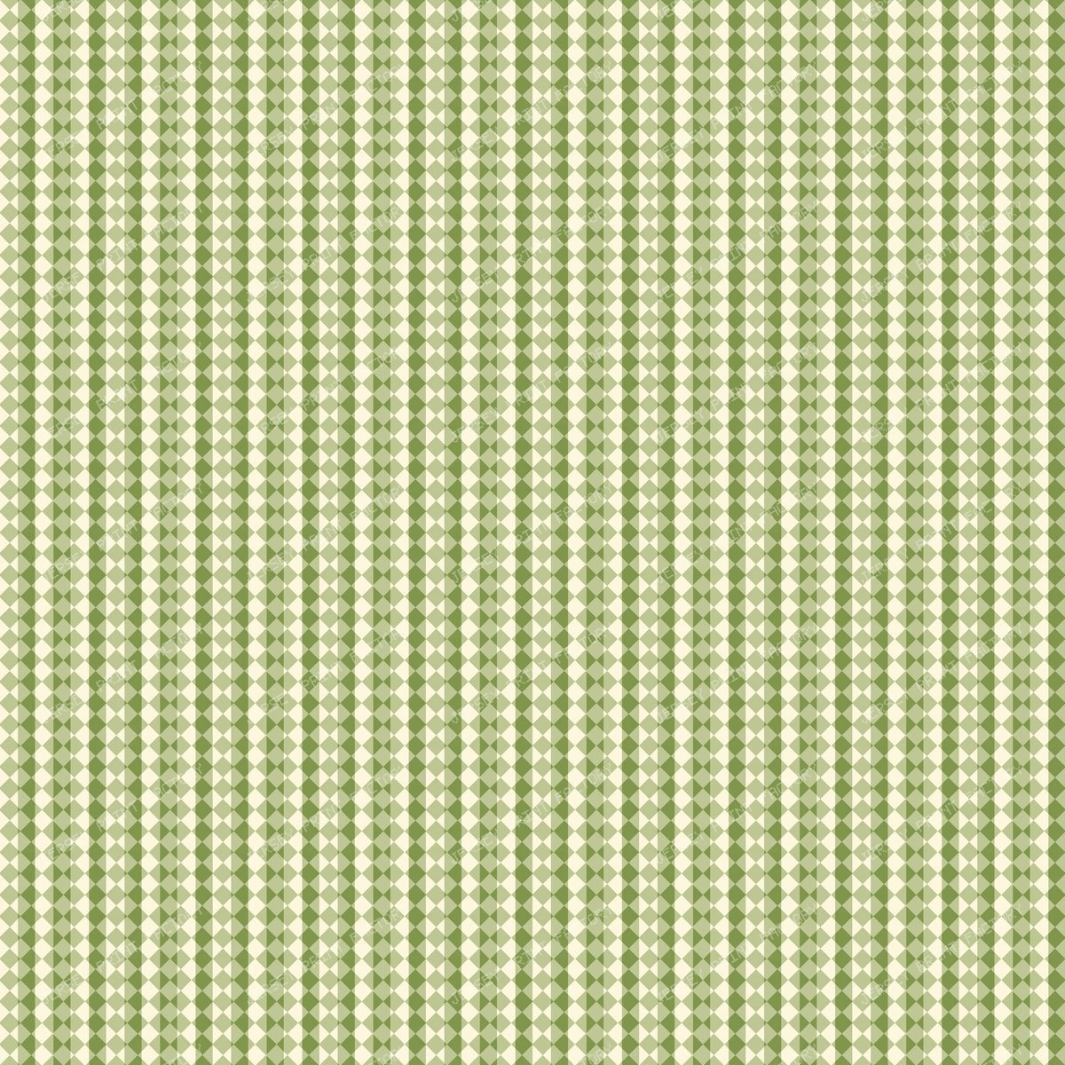 Moss And Beige Grid