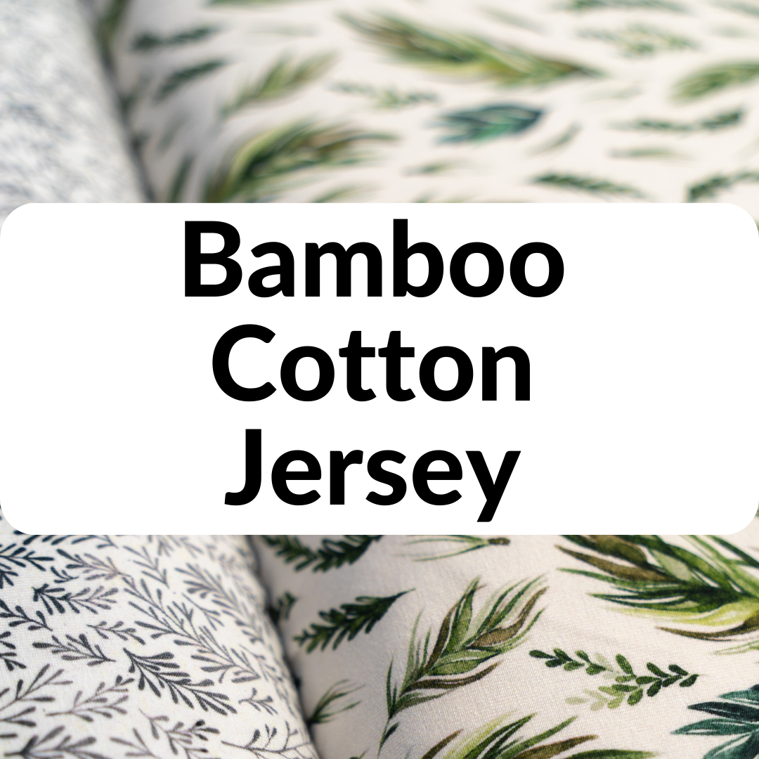 Print Your Own Bamboo Cotton Jersey Knit fabric - 190 gsm (JR-1907)