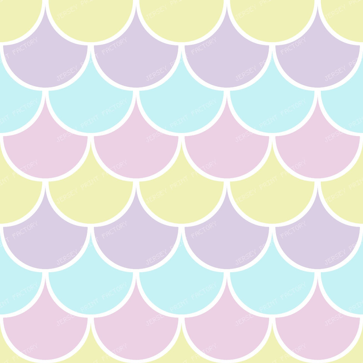 Blue Mermaid Scales, Dragon Scales, Fish Scales, Arch Pattern — Colorful 2