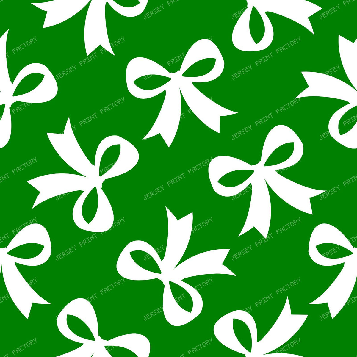 Bow Pattern, Coquette Bow, Ribbon, Cute Bow, White Bow, Black — Green 3