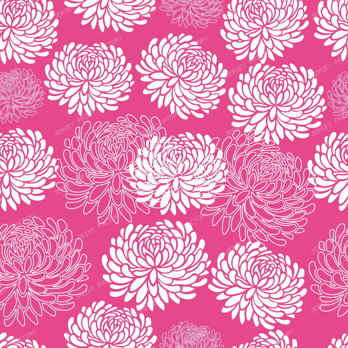 Blue Dahlia, White Dahlia, Pattern Of Flowers — Pink 2