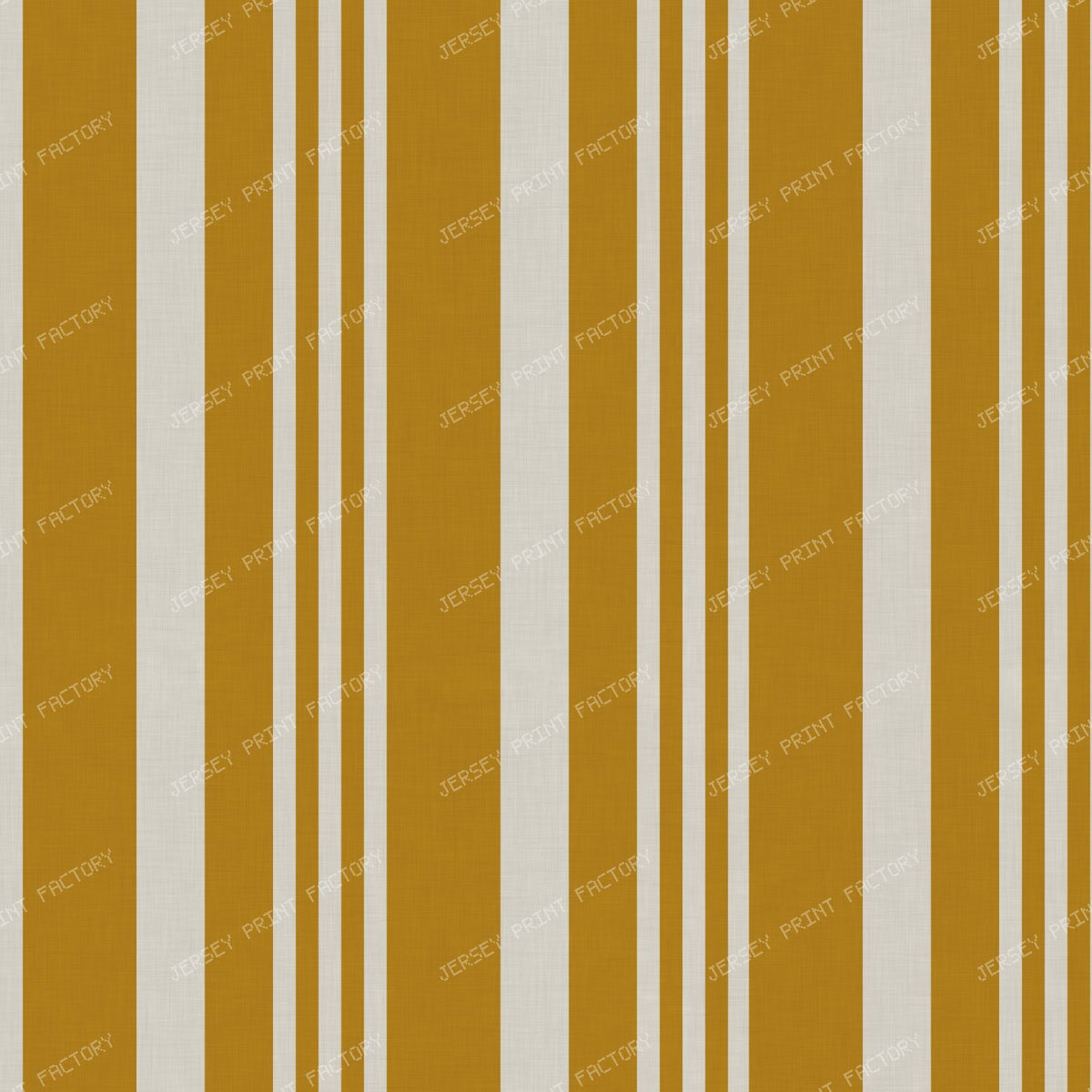 Fall Linen Stripe — Harvest Mustard