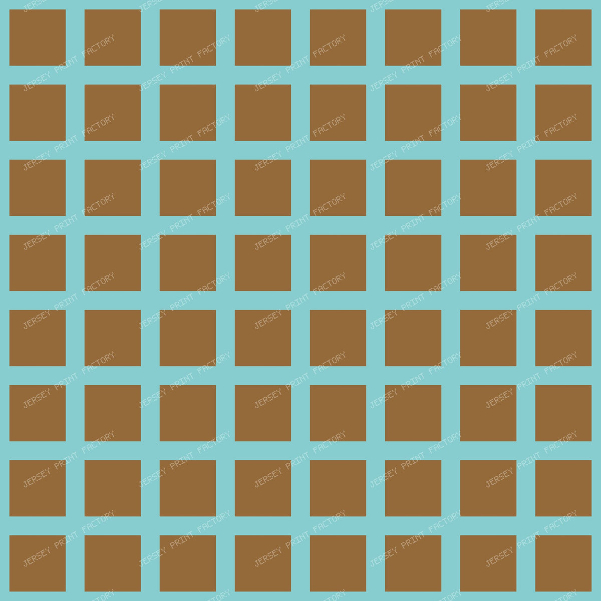 Brown and teal grid 2
