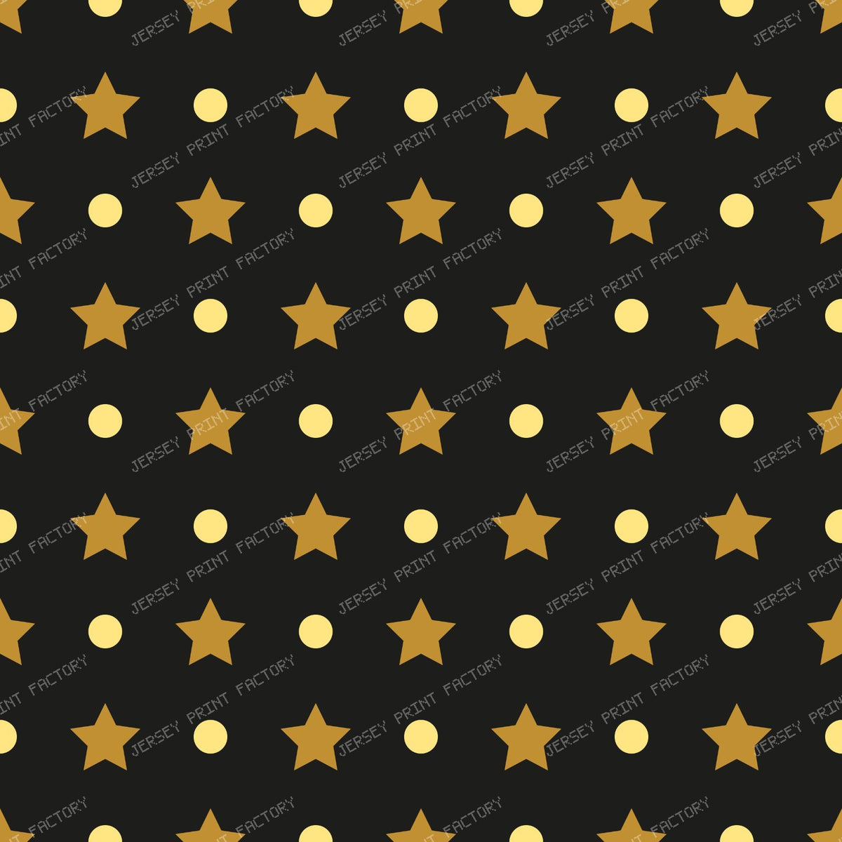 Pattern Of Stars, Pattern Of Dots, Dotted, Black and White — Yellow and Brown