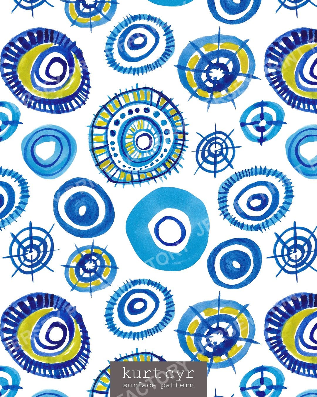 Siciliano - Riccio Di Mare Jersey Print