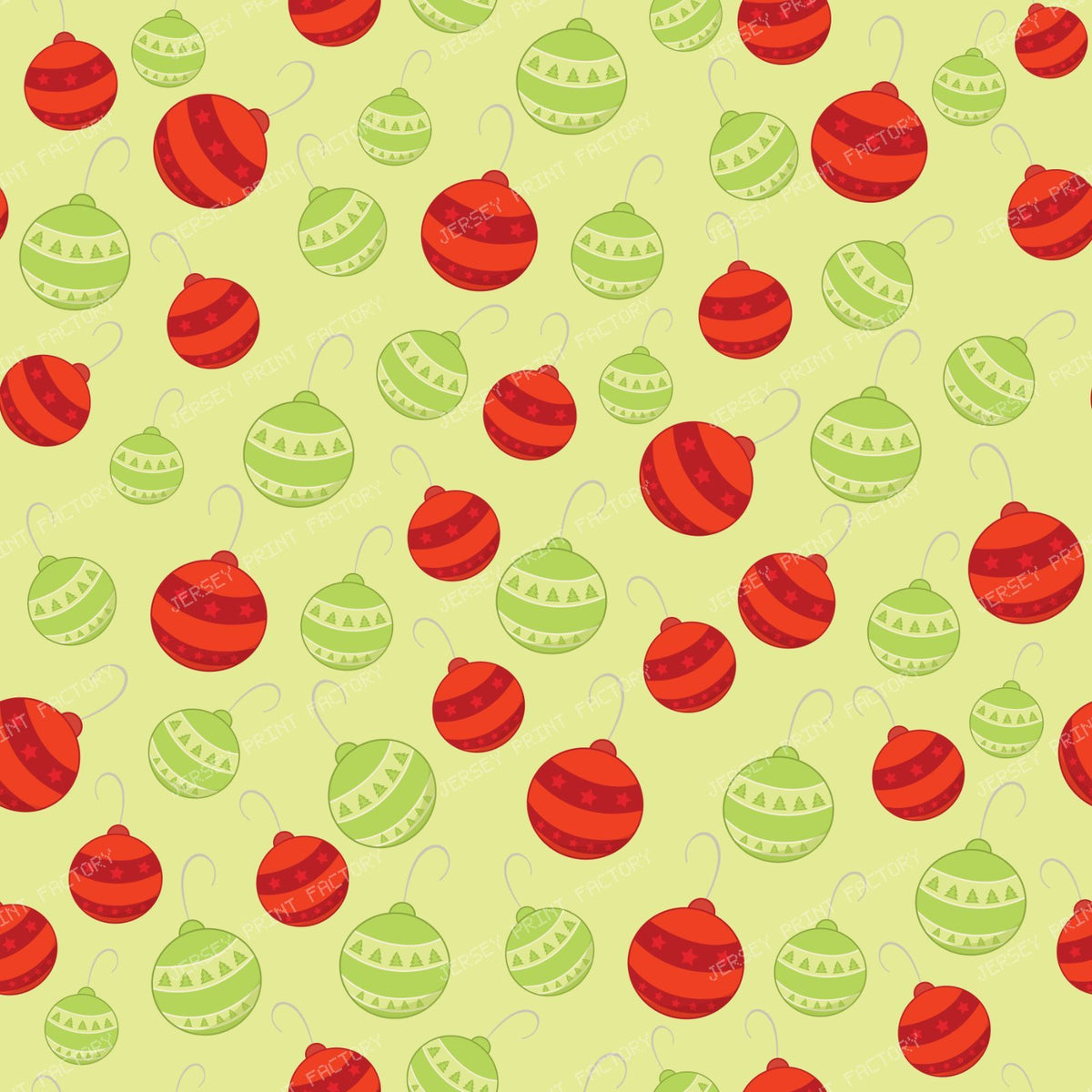 Christmas Ornaments, Baubles, Christmas Balls, Xmas — Red and Green 2