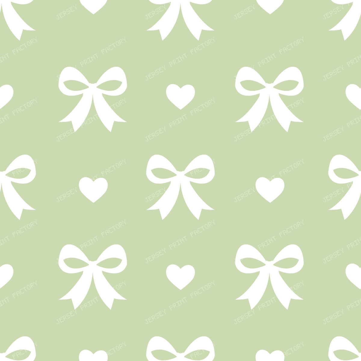 Bow Pattern, Coquette Bow, Ribbon, Cute Bow, White Bow, Hearts, Black — Green 1