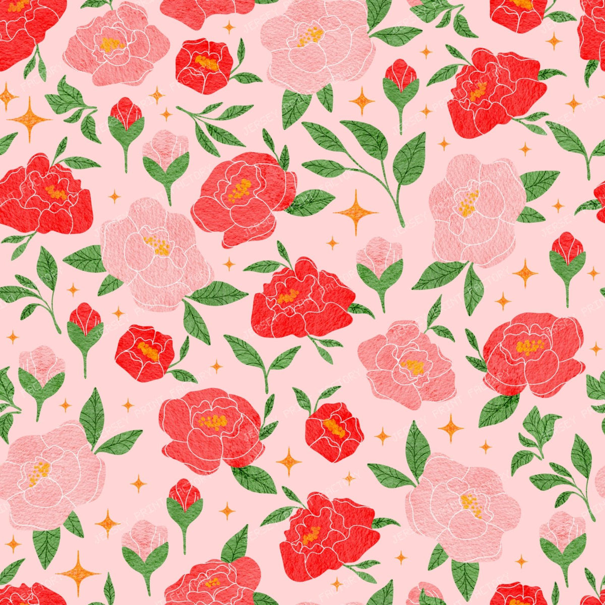 Whimsical peonies in bloom
