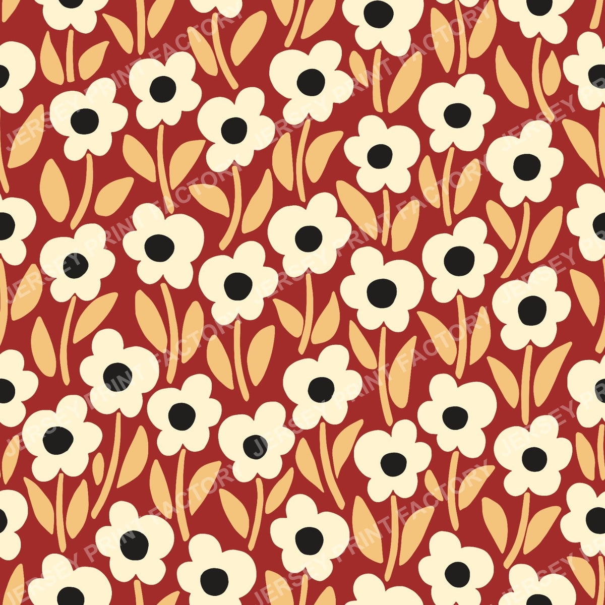 Chalkflower Garden Flame Red & White