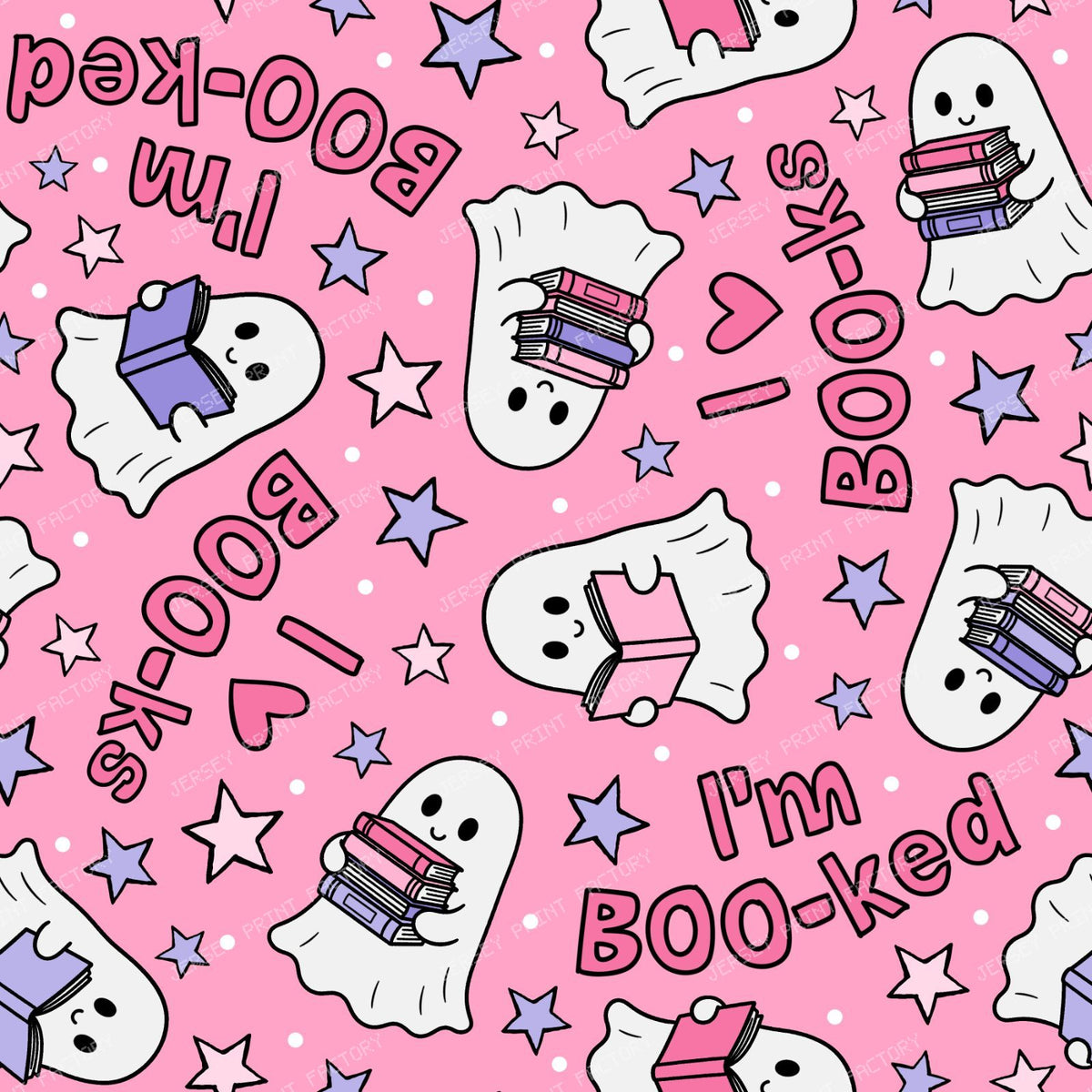 I Love BOOks Bookish Book Reading Ghosts In Pink