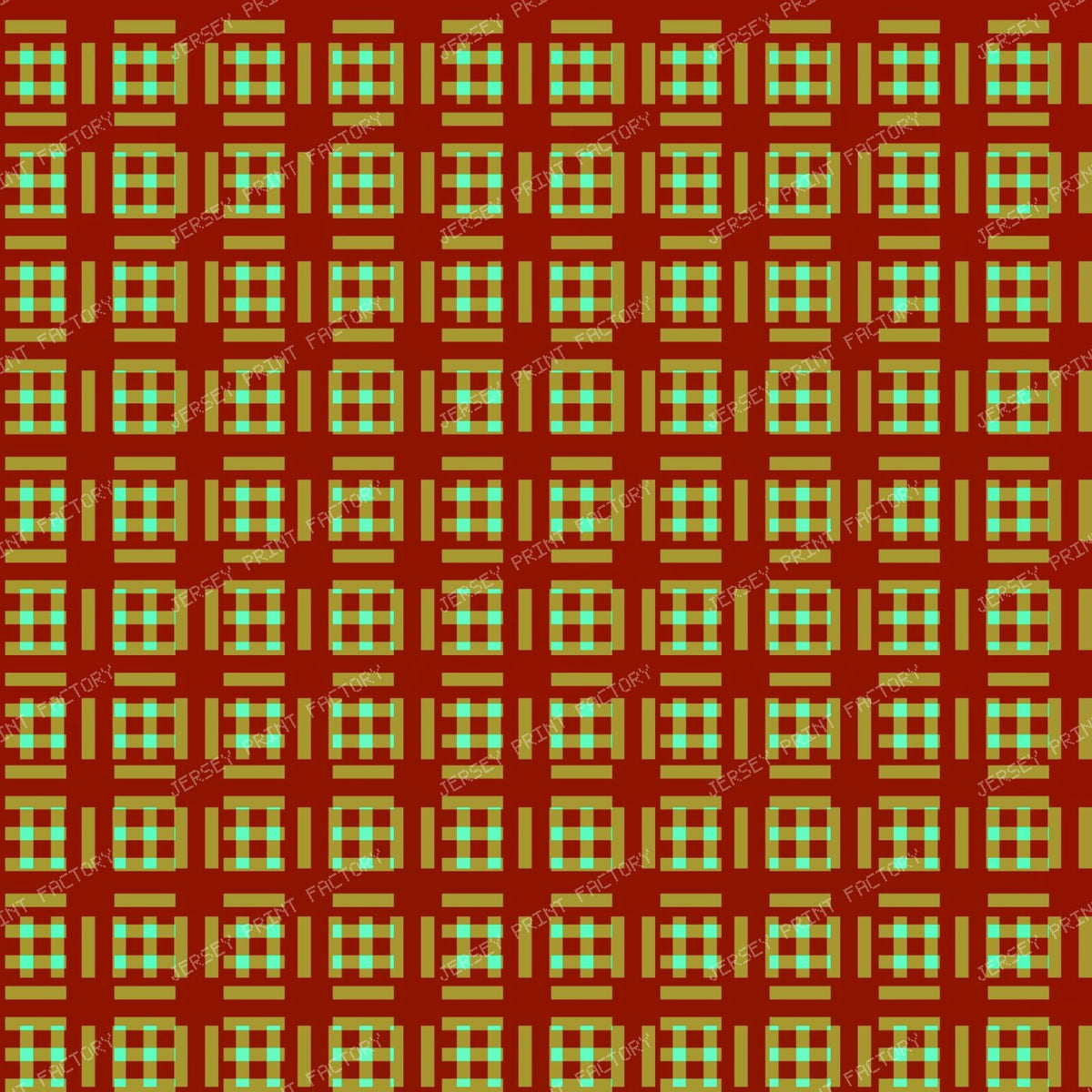 Brown And Green Small Plaid