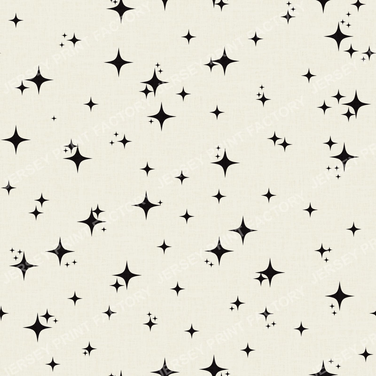 Tiny tossed boho stars ditsy print