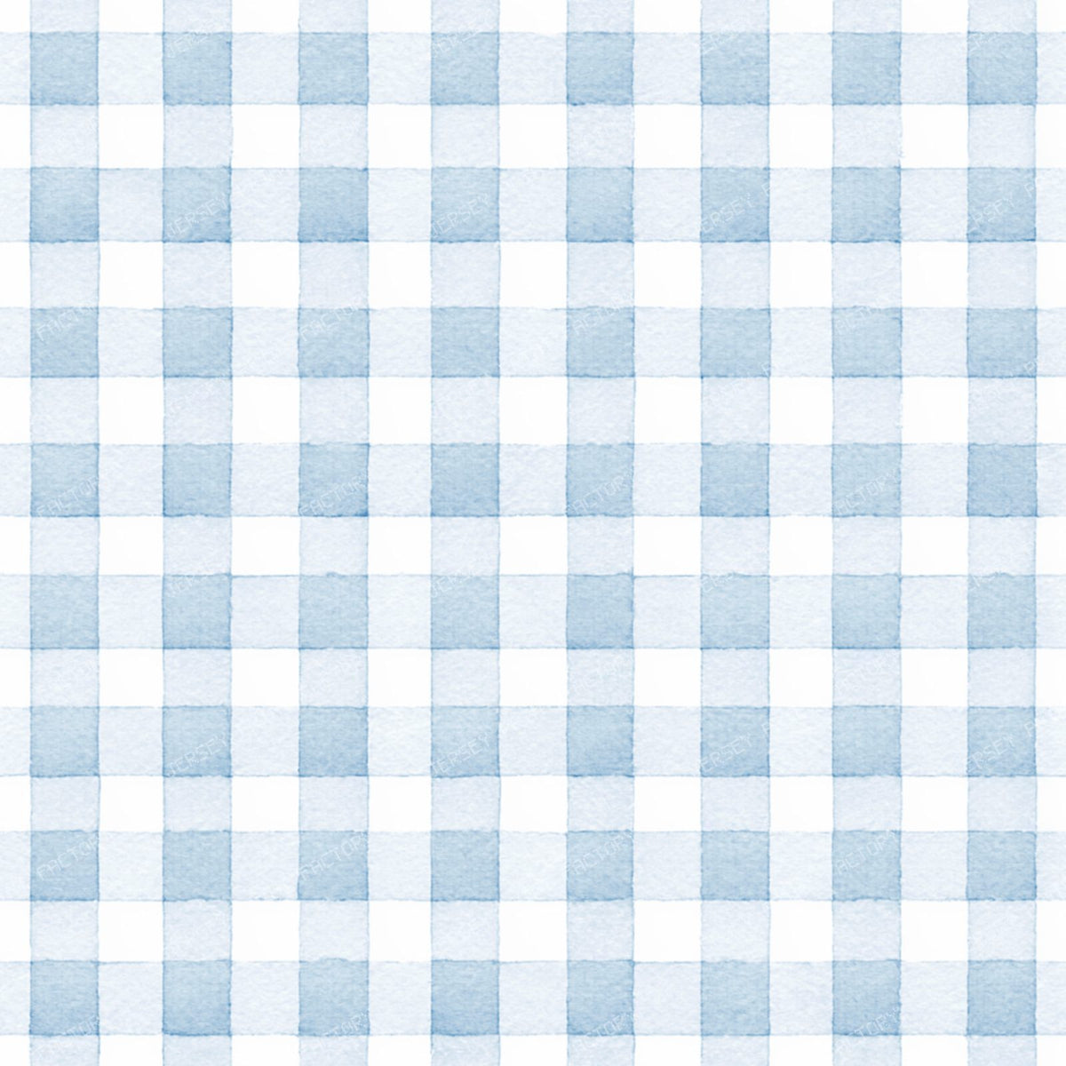 Blue Gingham, Watercolor Gingham, Geometric Pattern