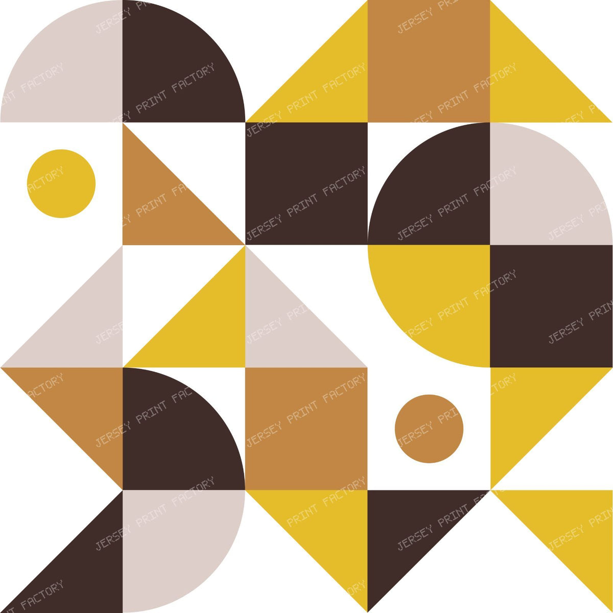 Colorful Bauhaus Pattern, Retro Pattern, Geometric Pattern