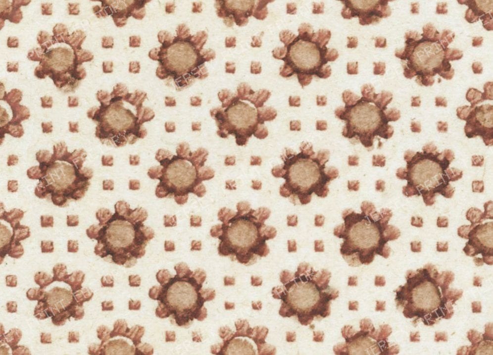 Flowers and dots