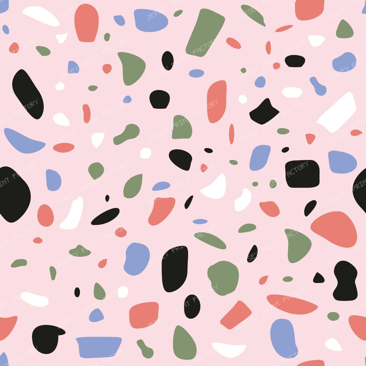 Terrazzo Pattern, Blue Terrazzo, Marble Terrazzo — Pink 1