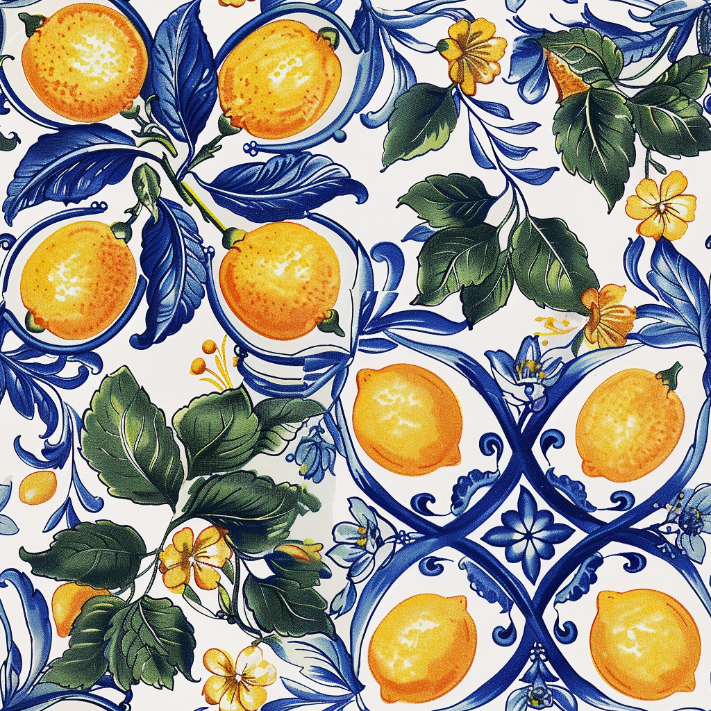Sicilian Lemon Tiles No. 38 — Sicilian Lemon Tiles No. 40